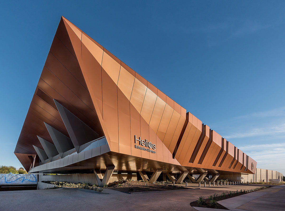 Helios Education Campus exterior wide angle photo